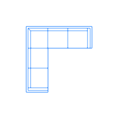 Furniture Sectional Sofas Como Corner Sectional Silhouette Cutting Svg Files, Free Vectors File